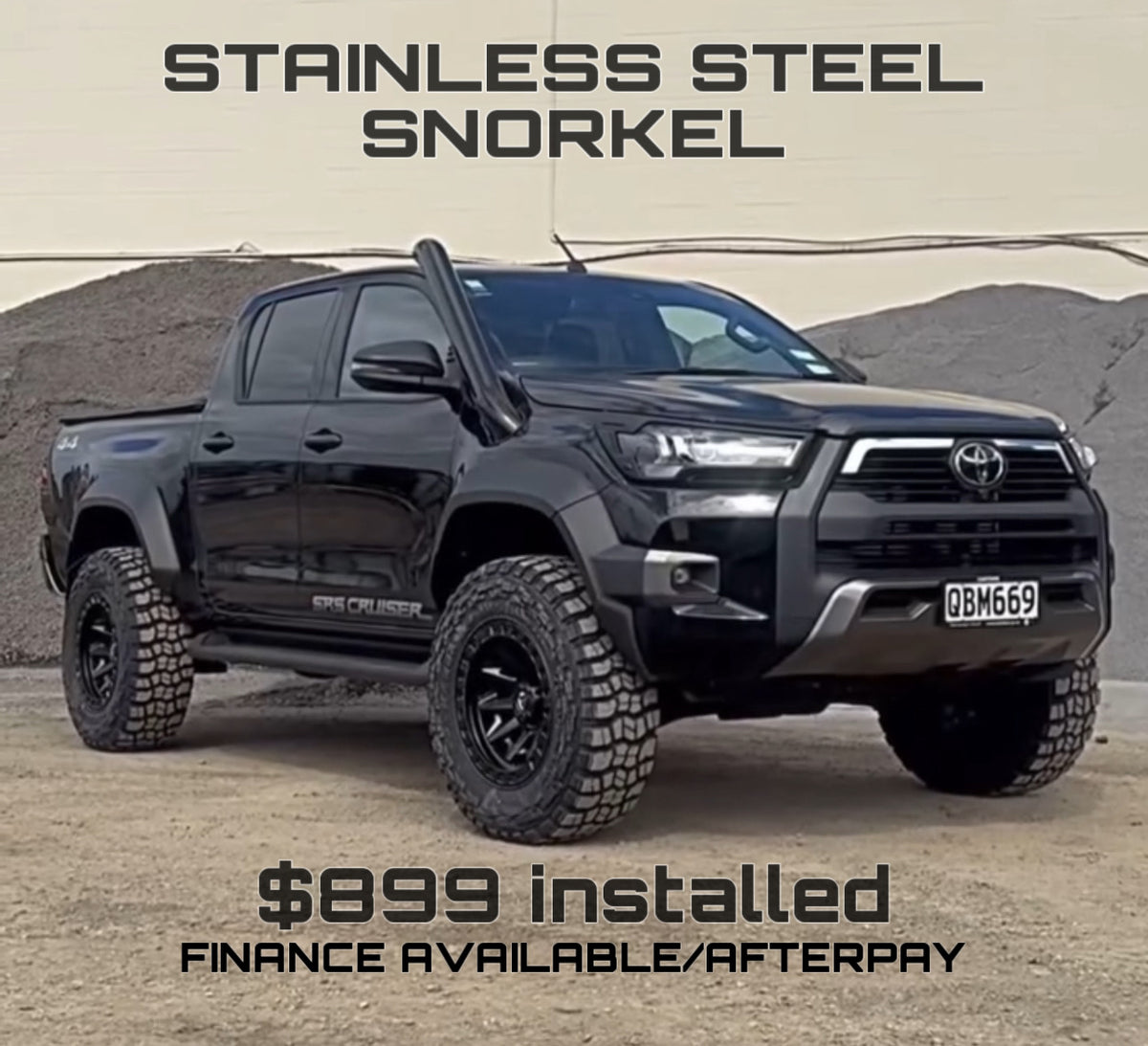 Hilux Stainless Snorkel (2015-2026)