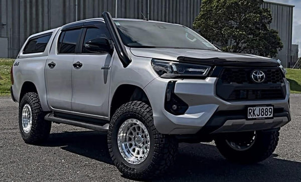 Toyota Hilux 2016+ Stainless Steel Black Snorkel
