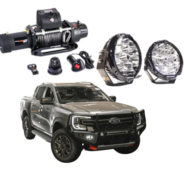 Rockarmor Gt Steel Hoop Bullbar Combo - Next Gen Ford Ranger 22+