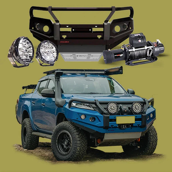 Rockarmor Gt Steel Hoop Bullbar Combo Pack - Mitsubishi Mr Triton