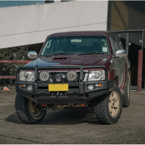 Rockarmor Premium Steel Bullbar - Nissan Patrol Gu4 2005 To Current (Full Bar Replacement)