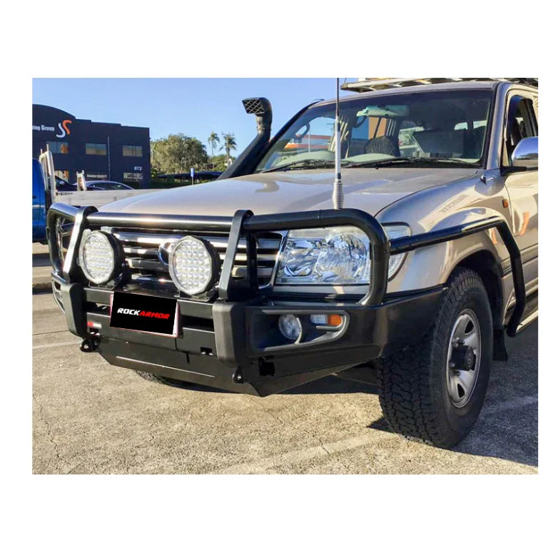 Rockarmor Premium Steel Bullbar - Toyota Landcruiser Fj100 Ifs 1998-2007 (Full Bar Replacement) And Lexus