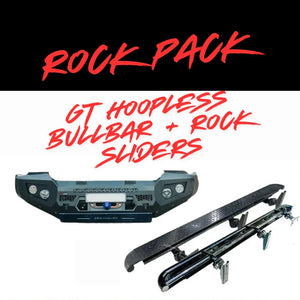 Rockarmor Rock Pack — Mitsubishi Mv Triton 2024+ | GT Hoopless Bullbar + Rock Sliders