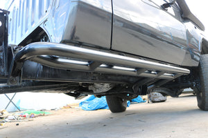 Rockarmor Steel Rock Slider Side Steps To Suit Toyota Landcruiser 79 Series Single Cab 2007-2016