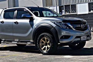 BONNET GUARD - BT50 Installed on Ute side view