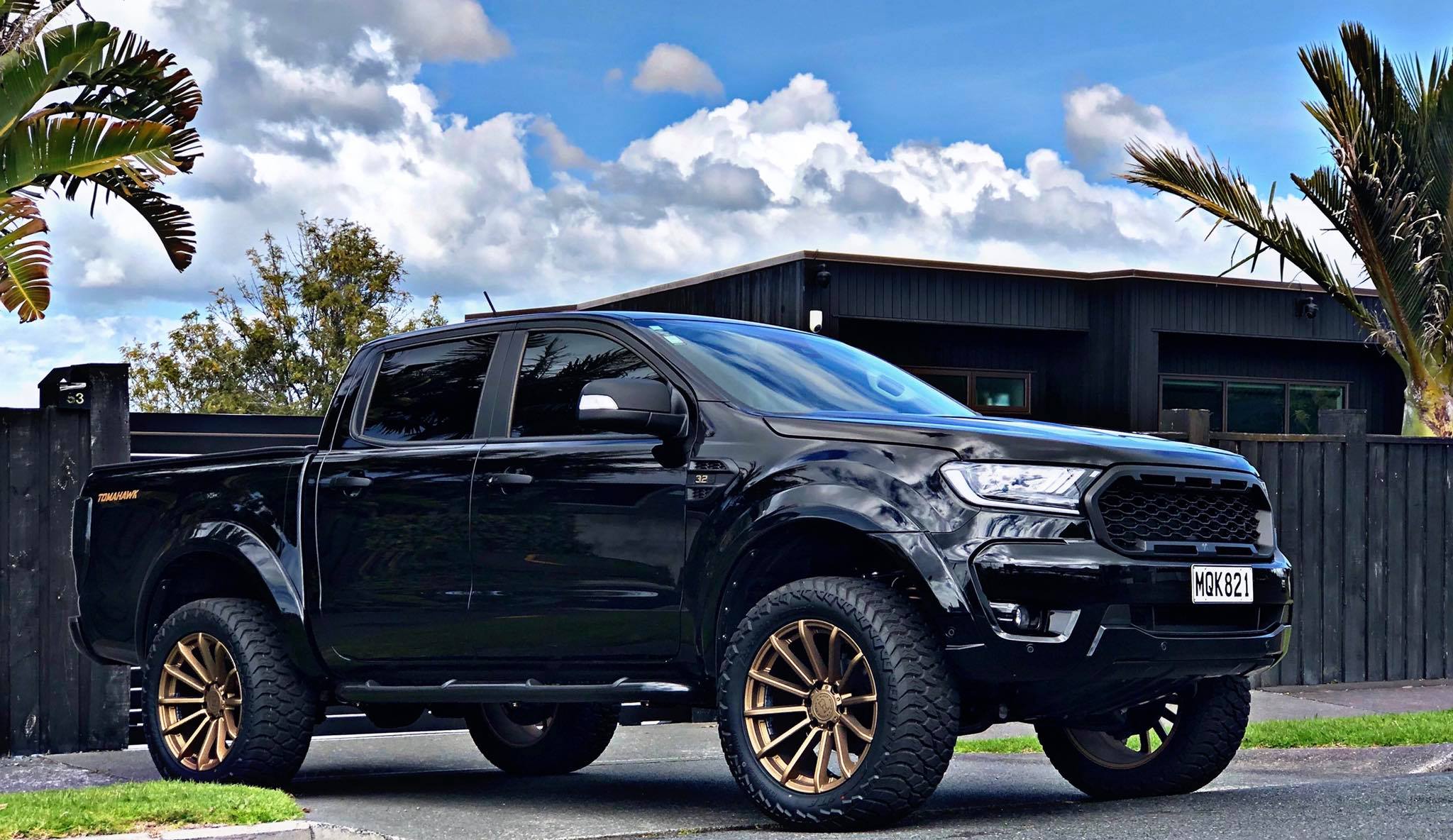 customized ford truck