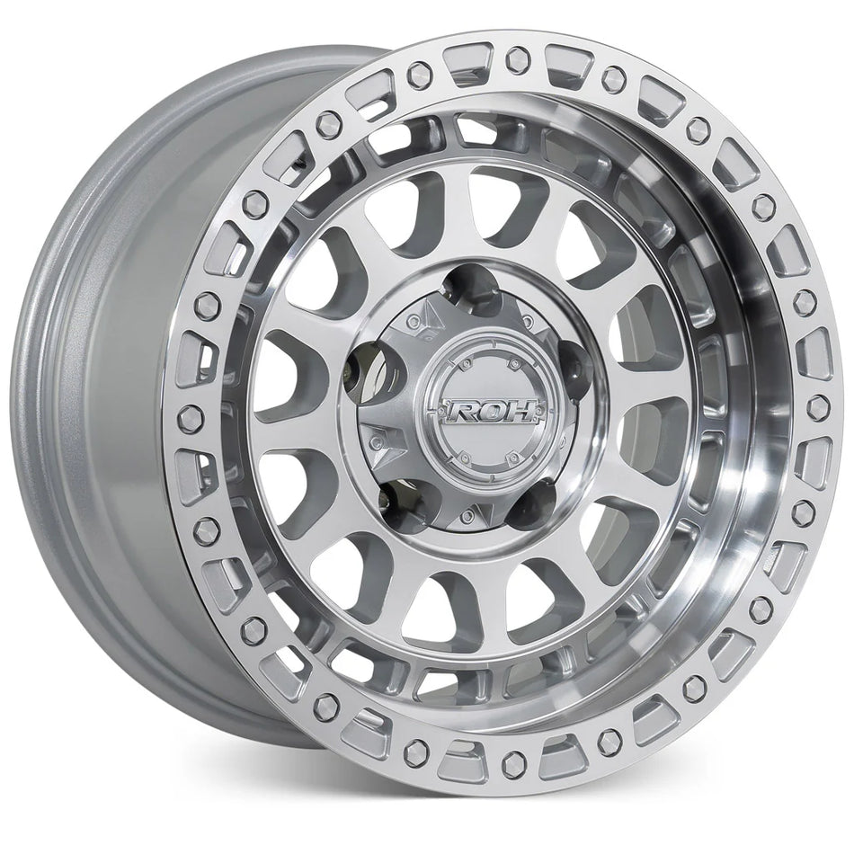 ROH ALLOY ASSAULT - SILVER WITH MACHINED FINISH 17x9 / 6x139.7 / -12 Offset