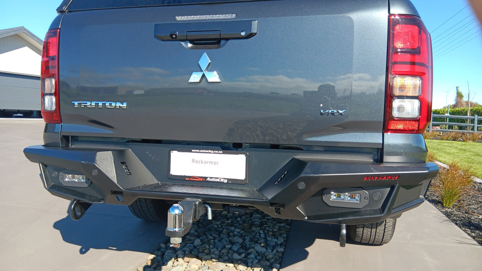 Rockarmor GT Rear Step Tow Bar - Mitsubishi Triton MV
