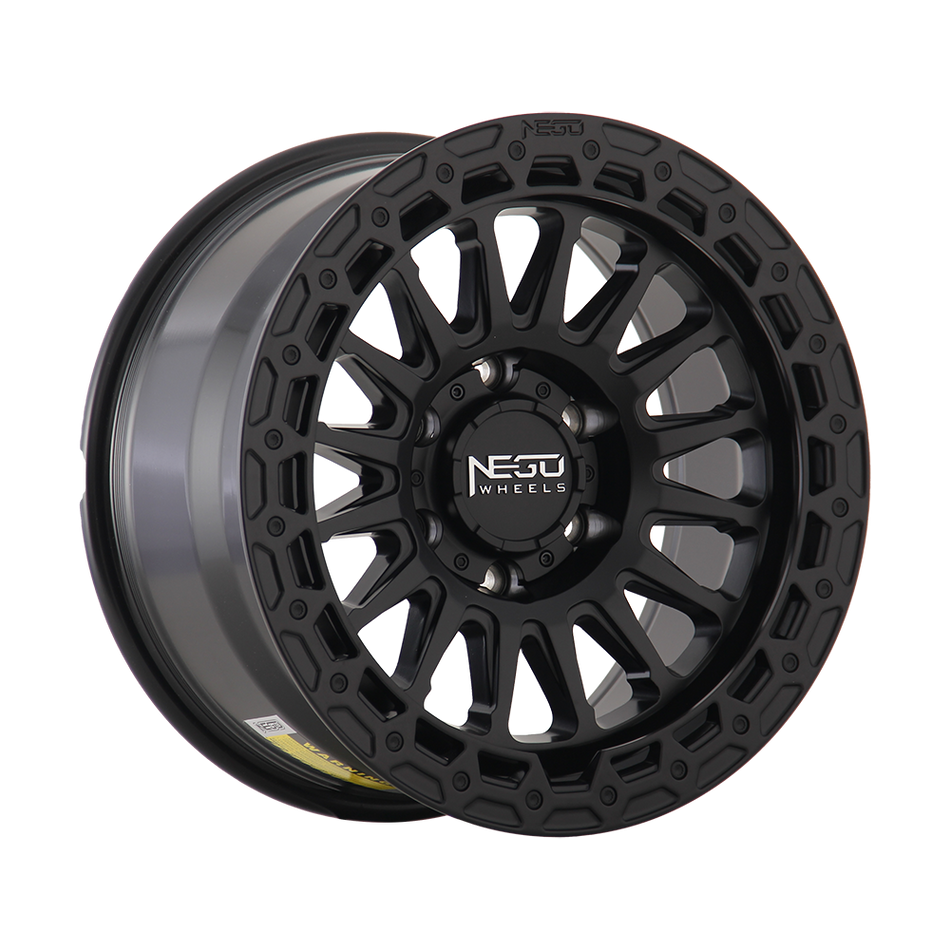 NEGU NO12 17x8.5 / 6x139.7 / 0 SATIN BLACK