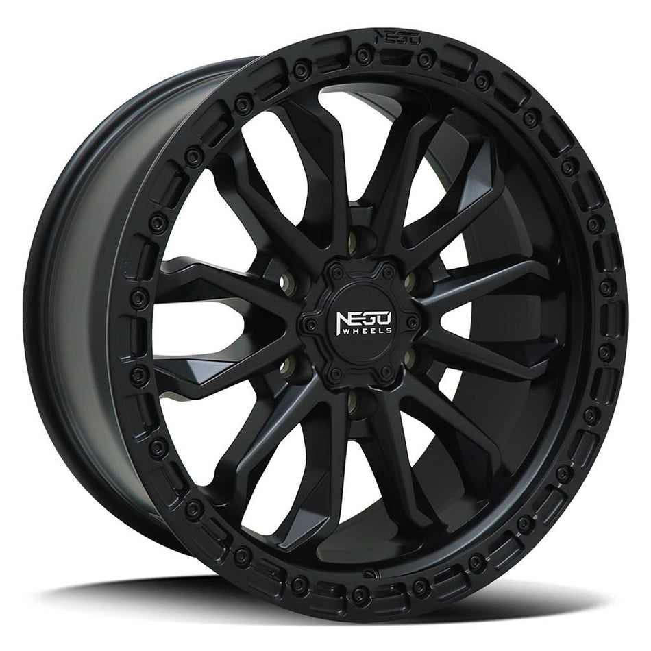 NEGU NO9 17x8.5 / 6x139.7 / -12 SATIN BLACK