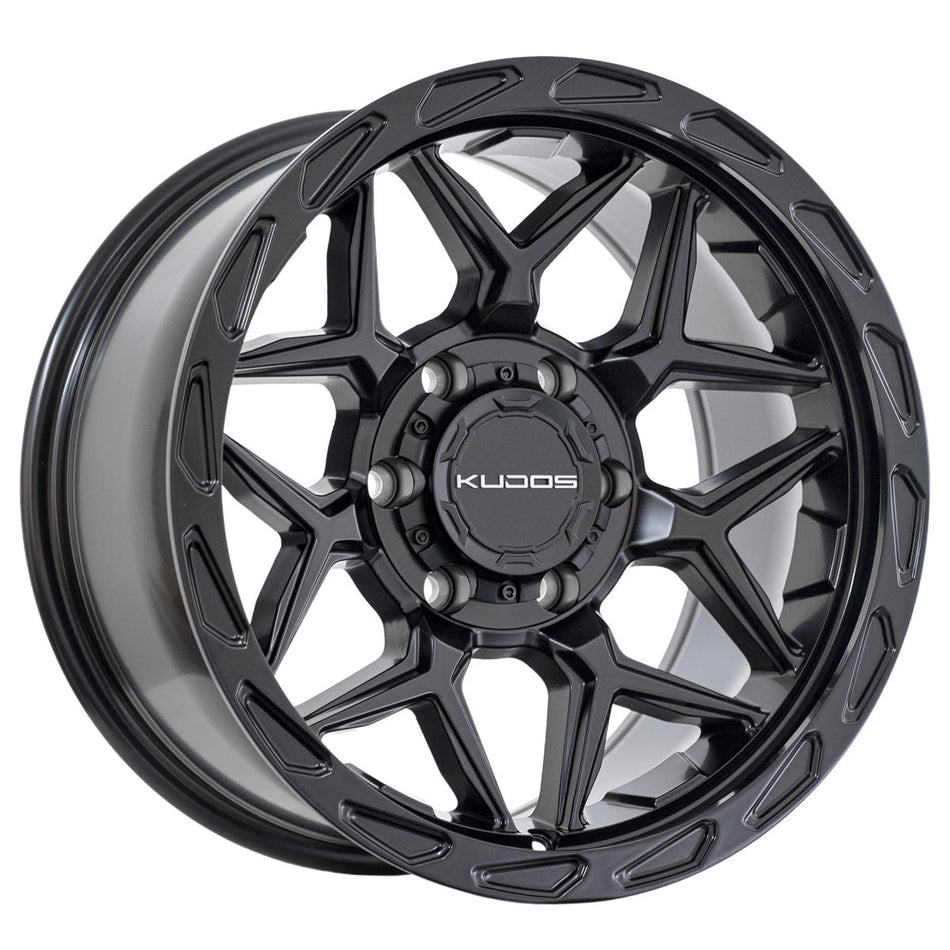 KUDOS HAMMER - MATT BLACK 17x9 / 6x139.7 0 Offset