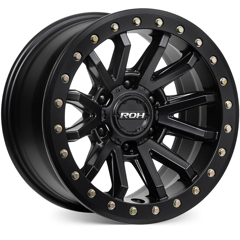 ROH ZULLO - MATT BLACK 17x9 / 6x139.7 / -22 Offset