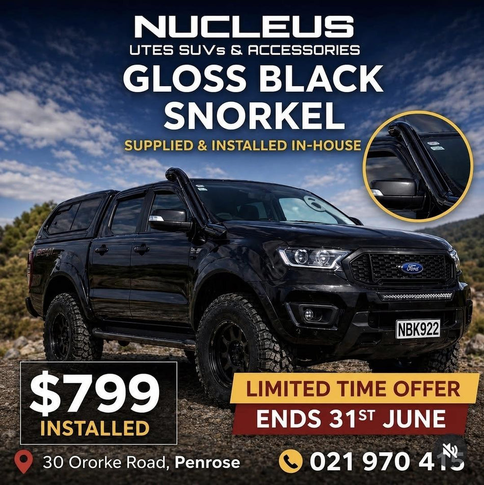 Ford Ranger Stainless Steel Snorkel Supplied and Installed