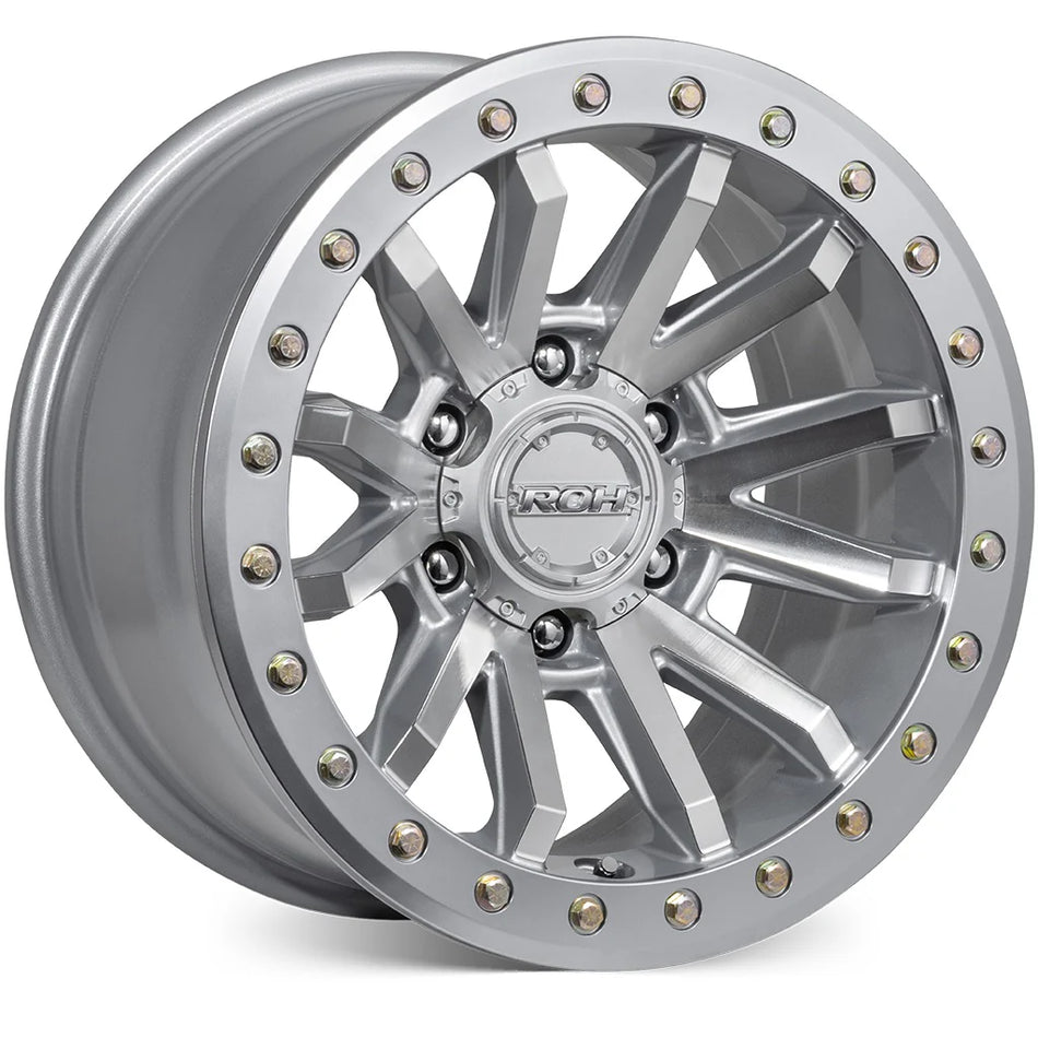 ROH ZULLO - SILVER WITH MACHINE FACE 17x9 / 6x139.7 / 0 Offset