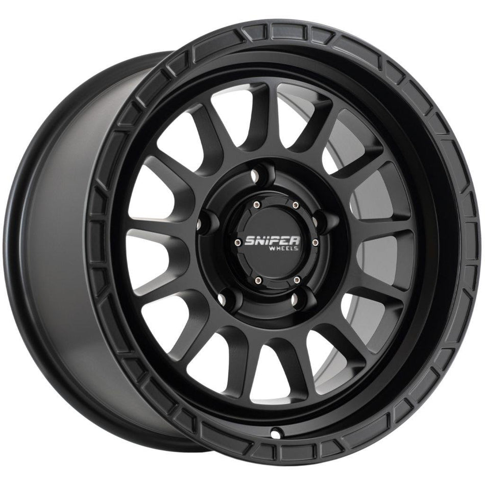 SNIPER BALLISTIC - MATT BLACK 17x9 / 6x139.7 / 0 Offset