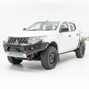 Rockarmor Rock Pack — Mitsubishi Triton MQ | GT Hoopless Bullbar + Rock Sliders