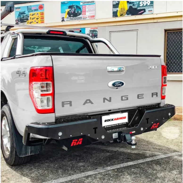 Rockarmor Elite Steel Rear Step / Towbar To Suit Ford Ranger Wildtrack  2012-2020