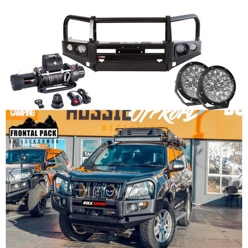 Rockarmor Elite Bullbar Frontal Combo To Suit Toyota Prado 150 2009-2013