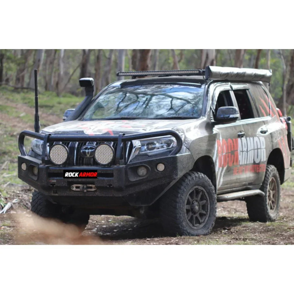 Rockarmor Elite Steel Bullbar To Suit Toyota Prado Fj150 2018-Current (Full Bar Replacement)