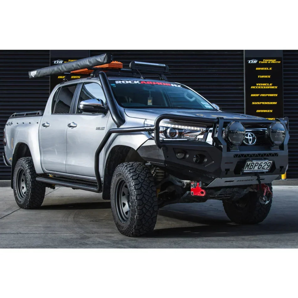 Rockarmor Gt Hoop Steel Bullbar - Toyota Hilux N80 Bullbar 2015 -2020 (Full Bar Replacement)