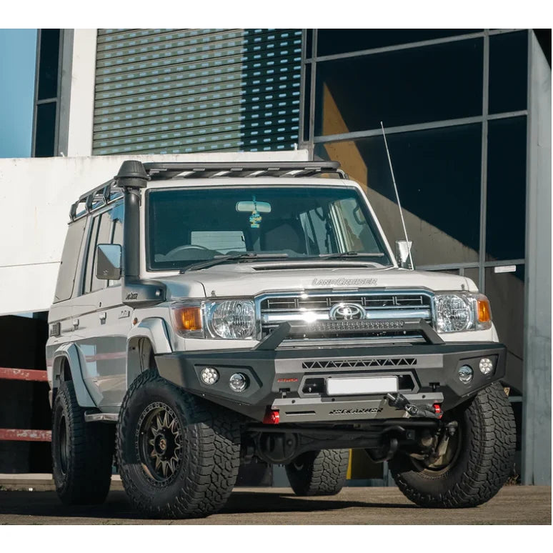 Rockarmor Gt Hoopless Steel Bullbar - Toyota 78 Troopy 2007-2023 (Full Bar Replacement)