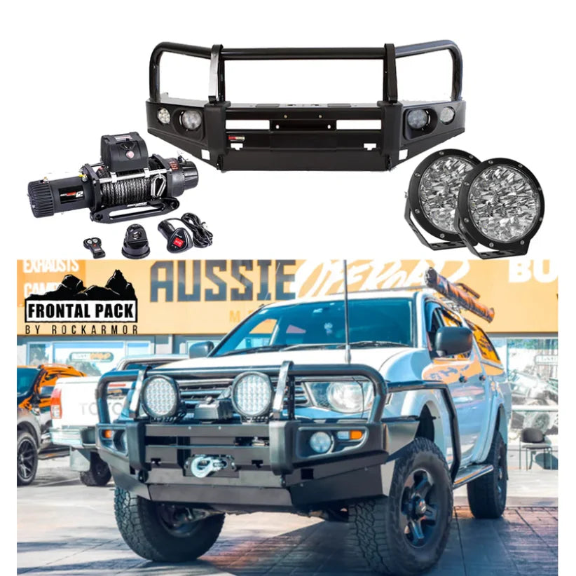 Rockarmor Premium Bullbar Frontal Combo To Suit Mitsubishi Triton Mn-Ml 2006-2015