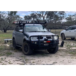 Rockarmor Premium Steel Bullbar - Mitsubishi Triton Challanger Pb / Pc 2009-2015 (Bumper Cut)