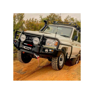 Rockarmor Premium Steel Bullbar - Toyota Landcruiser 76/78/79 2005+ (Full Bar Replacement)