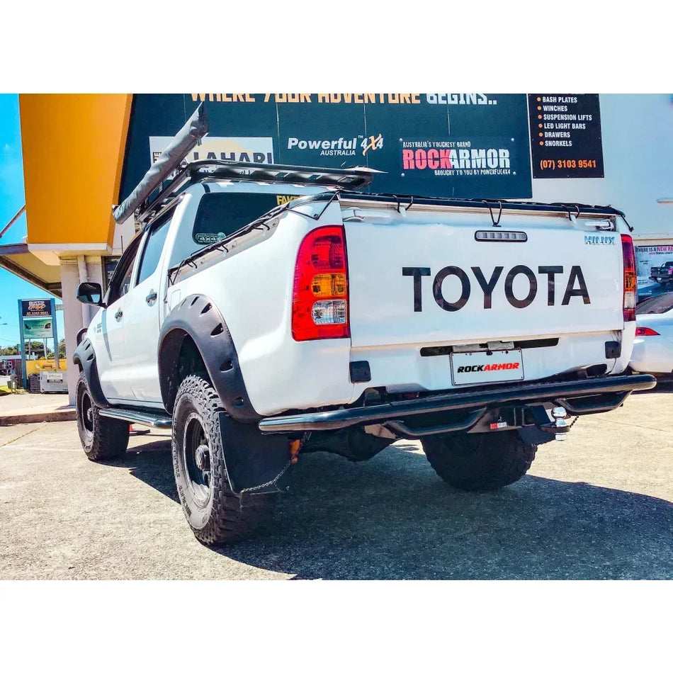 Rockarmor Premium Steel Rear Step / Tow Bar To Suit Toyota Hilux N70 2005 - Early 2015 (Tub Rear)