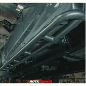 Rockarmor Rock Pack — Mitsubishi Triton MQ | GT Hoopless Bullbar + Rock Sliders