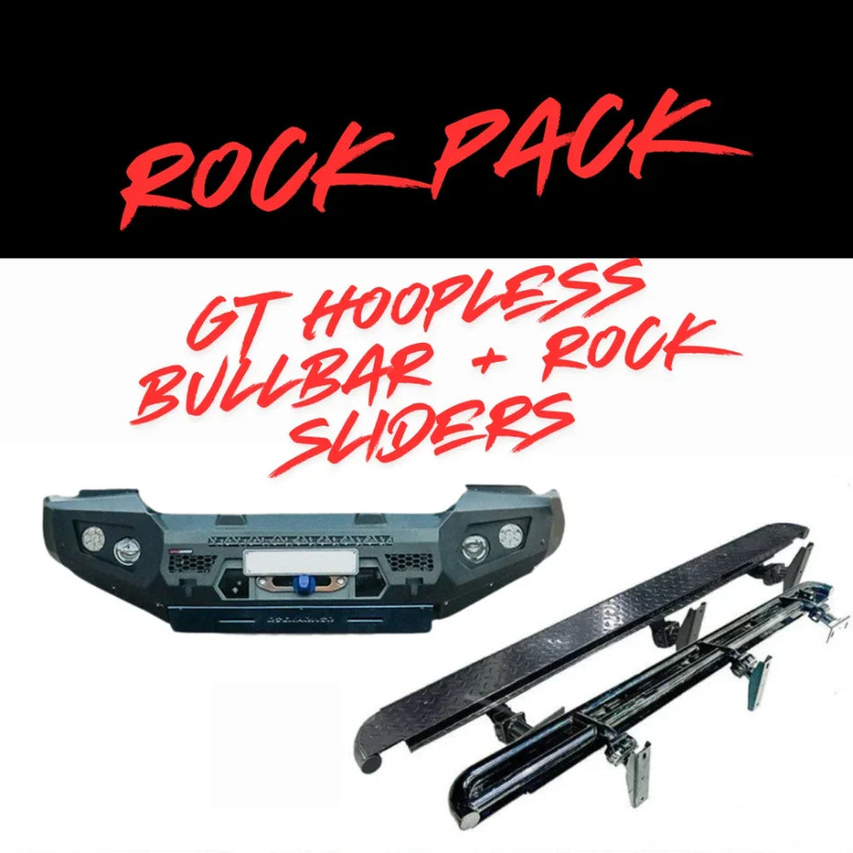Rockarmor Rock Pack — Ranger Raptor Next Gen 2023 to Current | GT Hoopless Bullbar + Rock Sliders