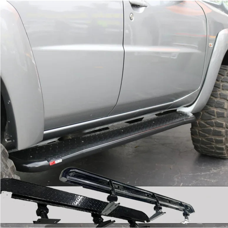 Rockarmor Steel Rockslider Side Steps To Suit Nissan Patrol Y62 2010-2013 V8