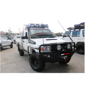 Rockarmor Steel Rock Slider Side Steps To Suit Toyota Landcruiser 79 Series Single Cab 2007-2016