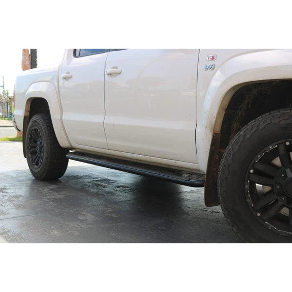 Rockarmor Steel Rockslider Side Steps To Suit Vw Amorok 2010 To Current