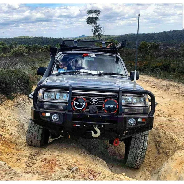 Rockarmor Premium Steel Bullbar - Toyota Landcruiser Fj80 1992-1997 (Full Bar Replacement)