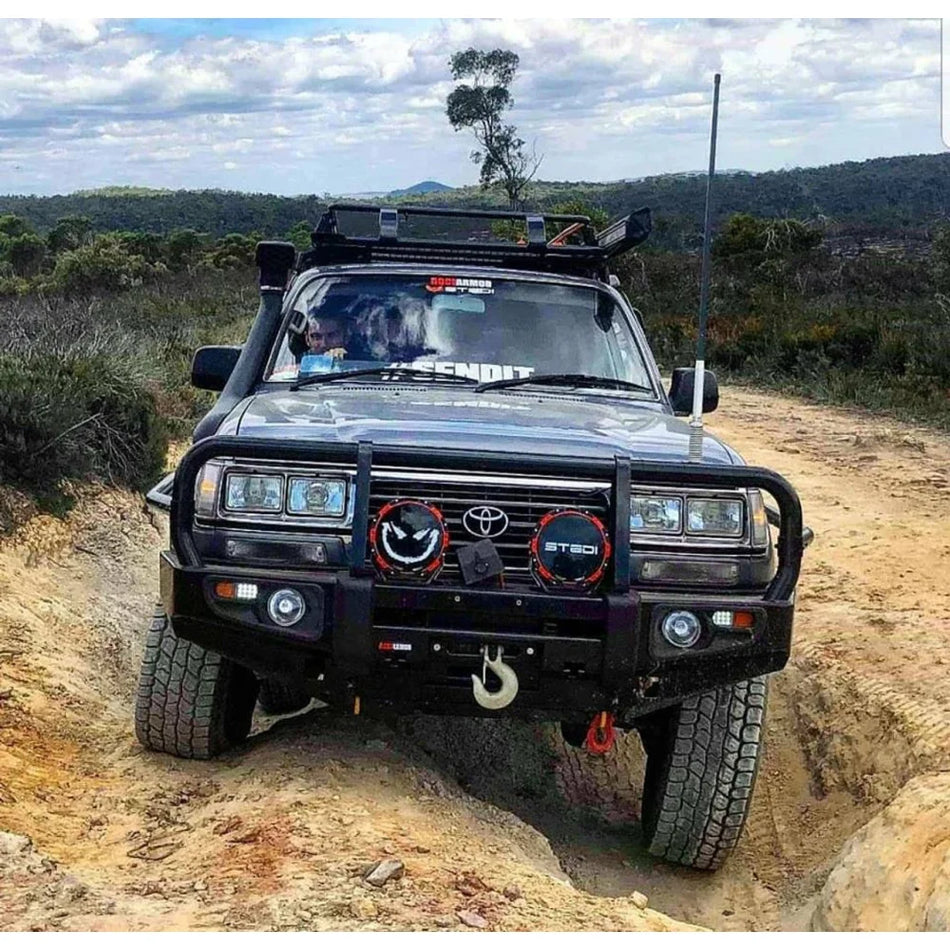 Rockarmor Premium Steel Bullbar - Toyota Landcruiser Fj80 1992-1997 (Full Bar Replacement)