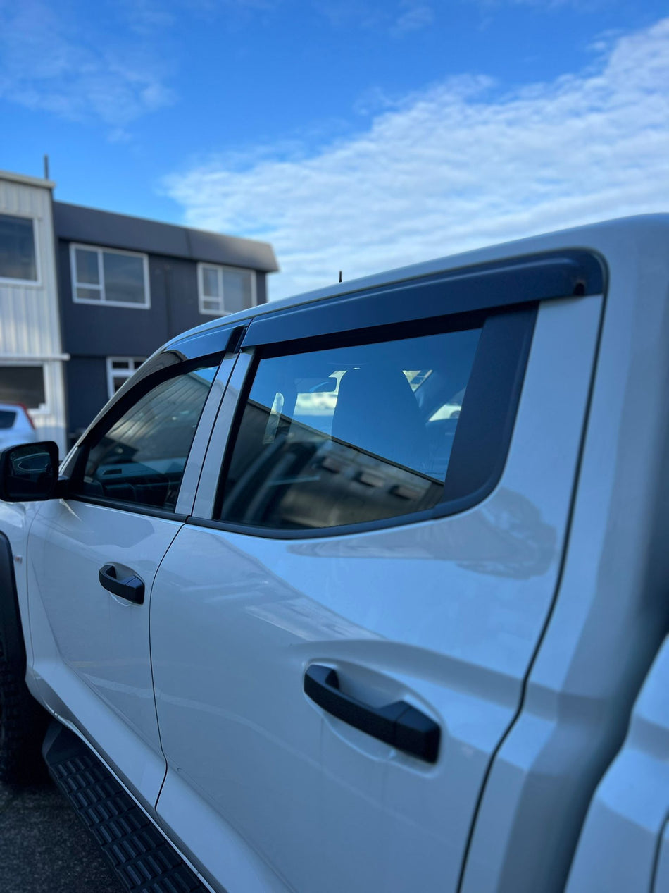 2023+ MITSUBISHI TRITON WINDOW VISORS/MONSOON SHIELDS