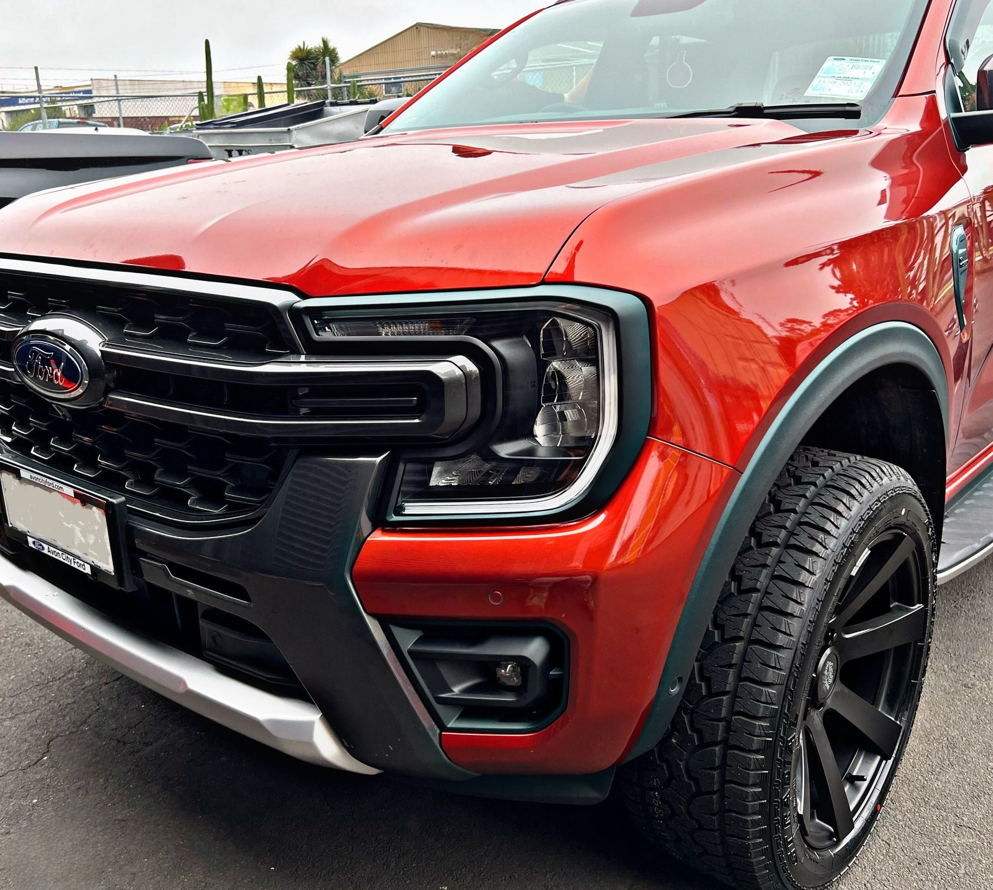 FORD RANGER/EVEREST NEXTGEN HEADLIGHT COVERS & TRIM INSTALLED ON TRUCK