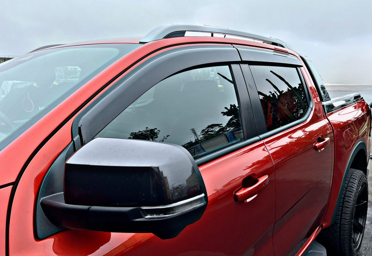 Ford Ranger Window Frame NEXT GEN FORD RANGER WINDOW VISORS – Nucleus Custom Ute's and SUV's