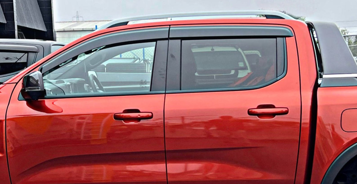 Ford Ranger Window Frame NEXT GEN FORD RANGER WINDOW VISORS – Nucleus Custom Ute's and SUV's